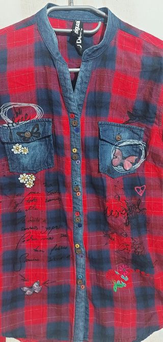 Blusa Desigual de cuadros