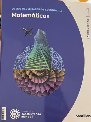 Matemáticas ciencias sociales santillana 1 bach