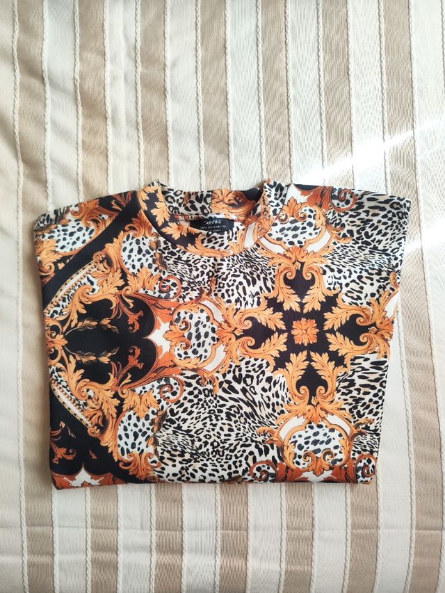 Chaleco Ancho mujer estampado