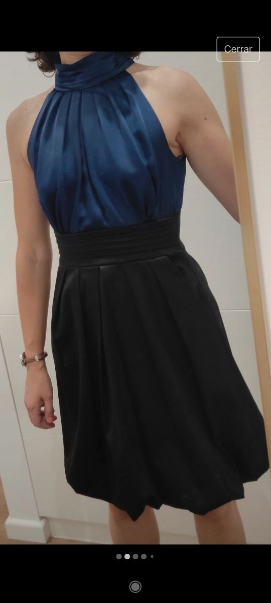 Vestido fiesta corto de formula joven