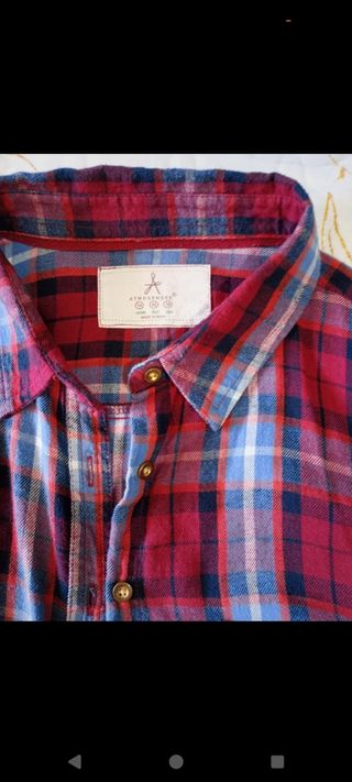 Camisa de cuadros de mujer