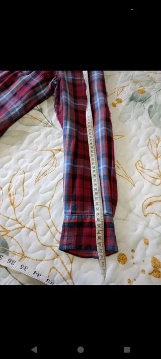 Camisa de cuadros de mujer