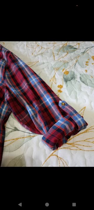 Camisa de cuadros de mujer