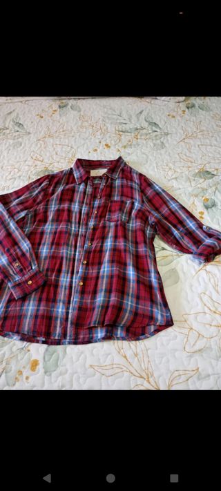Camisa de cuadros de mujer