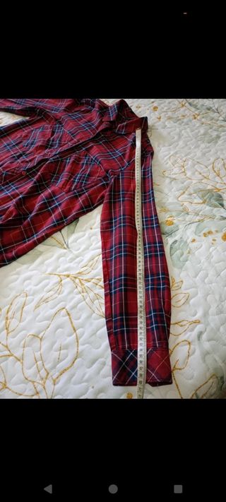 Camisa de cuadros de mujer