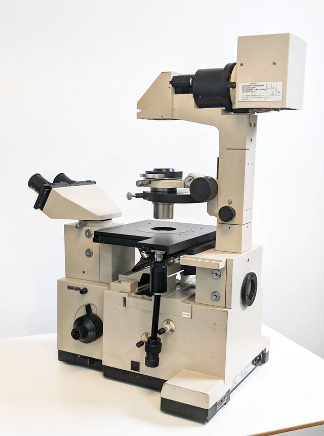 Olympus IMT-2 Microscopio DIC Nomarski Invertido