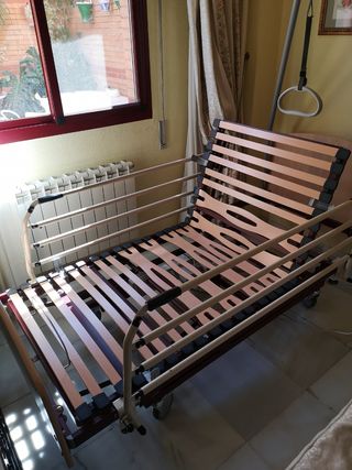 Cama articulada tipo hospital