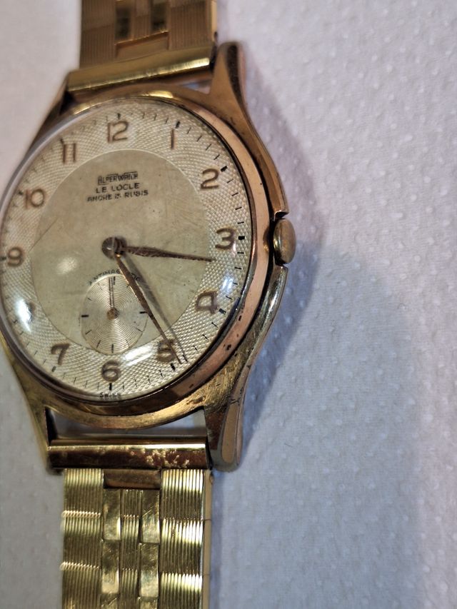 Reloj le locle mecánico funciona