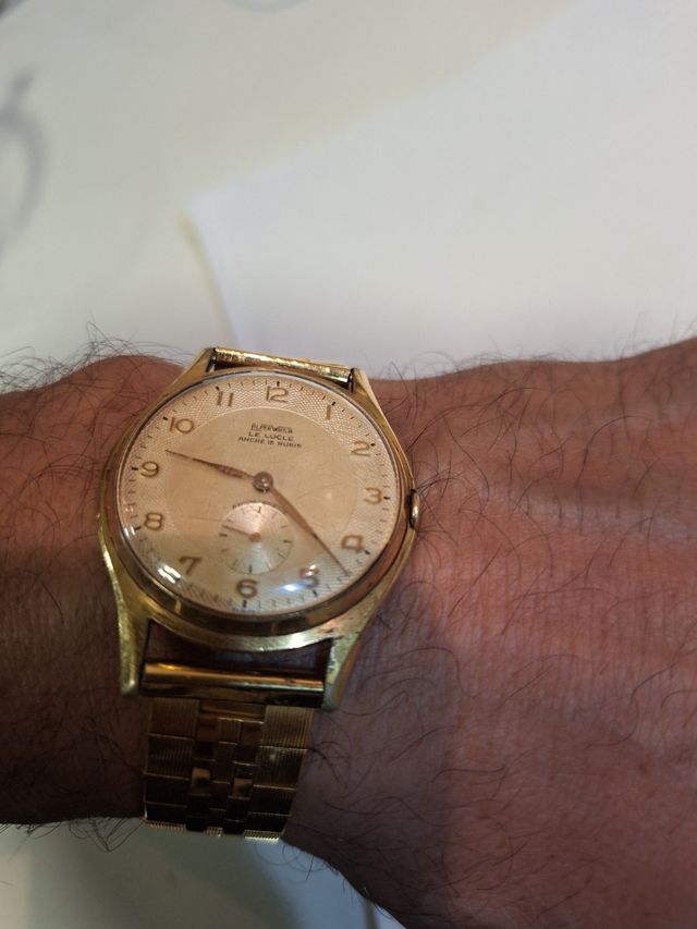 Reloj le locle mecánico funciona