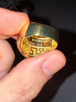 Xbox King Ice Anillo Gold