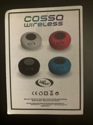 Cassa da doccia Bluetooth 35P x 43l x 25H 