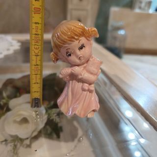 Bambolina in ceramica Vinage