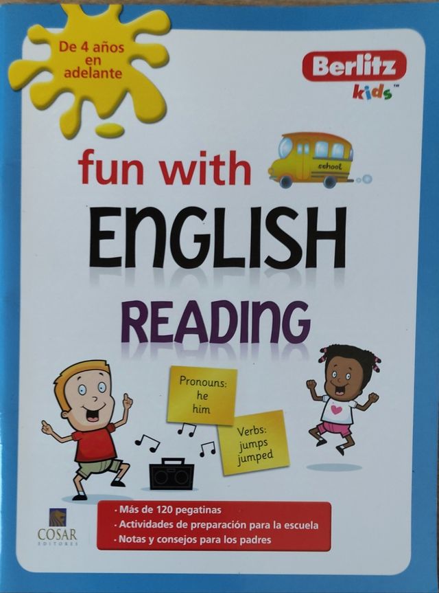 Set di 7 divertenti libri in inglese bianco