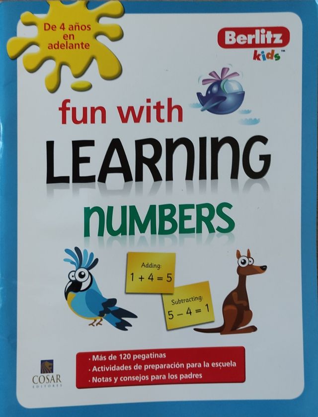 Set di 7 divertenti libri in inglese bianco