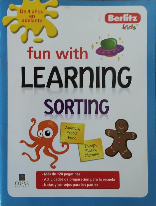 Set di 7 divertenti libri in inglese bianco