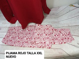 Pijama rojo y blanco TALLA XXL NUEVO 