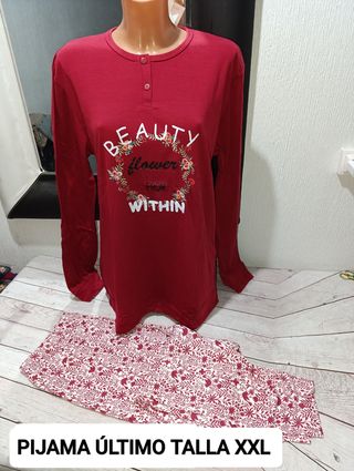 Pijama rojo y blanco TALLA XXL NUEVO 
