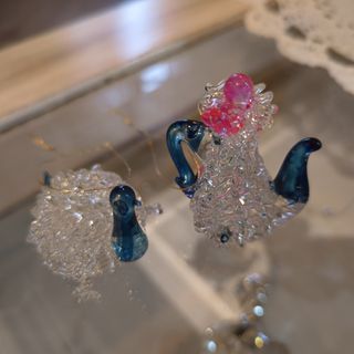 Miniature in vetro soffiato