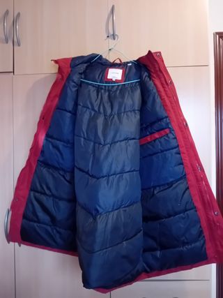 Abrigo jack&Jones rojo talla XL 
