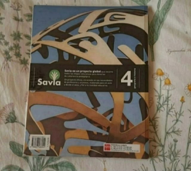 Libro de geografía  e historia 4° eso