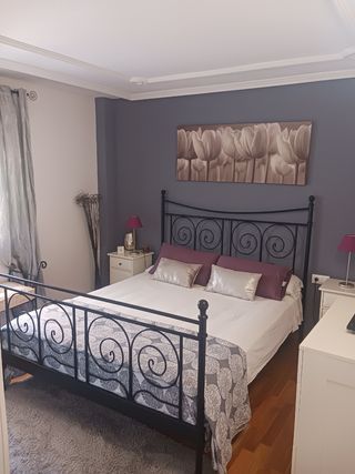 Estructura de cama de matrimonio extragrande 160x2