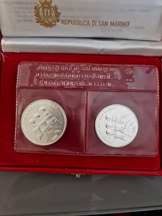 San Marino monete argento 1992
