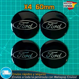 X4 Emblemas Ford 60mm Pegatinas Tapacubos llantas