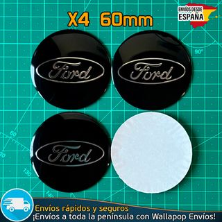 X4 Emblemas Ford 60mm Pegatinas Tapacubos llantas