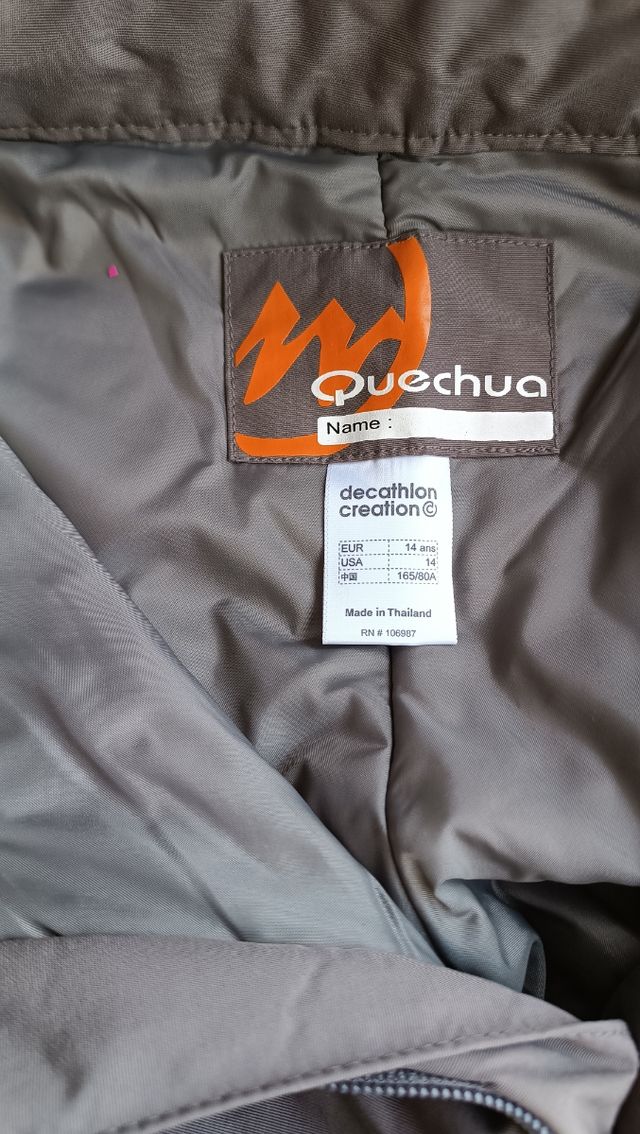 Pantalón nieve, joven. Doble forro. Polainas ajust