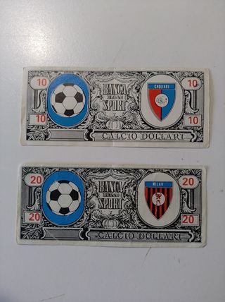 Dollari Calcio anni 60-70 per collezionisti