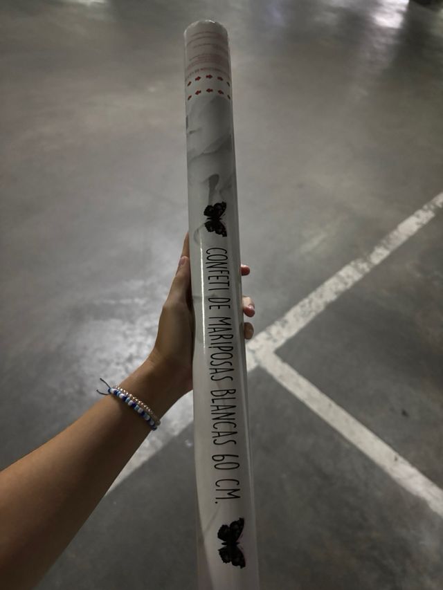 Cañones confeti mariposas