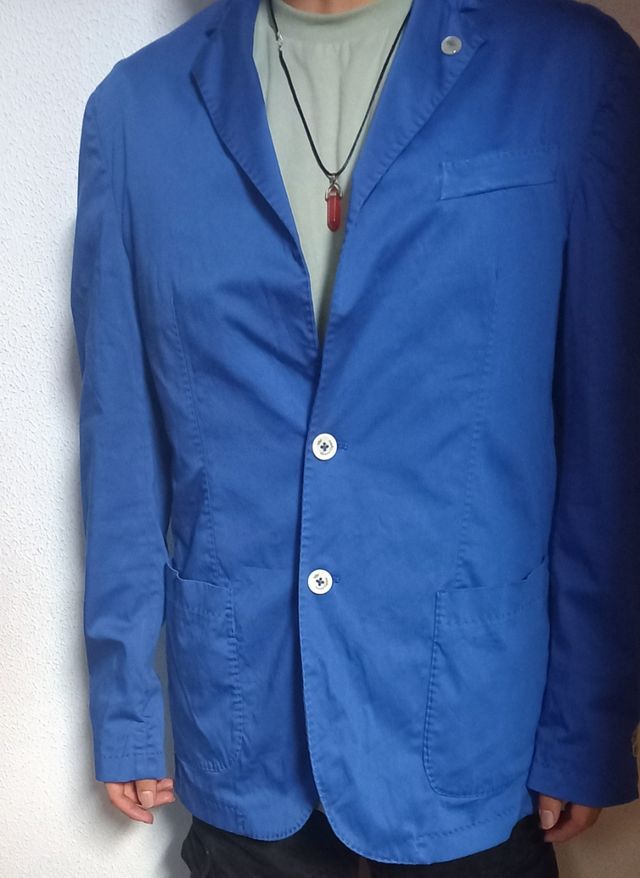Chaqueta Americana italiana azul