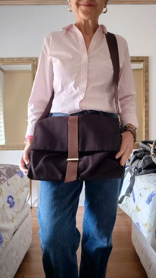 Bolso/maletín Unisex marrón chocolate