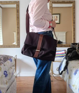 Bolso/maletín Unisex marrón chocolate