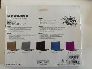 Tucano NIDO hard shell per Macbook 12”