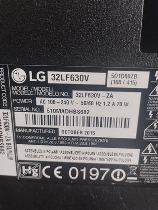 tv lg 32lf630v