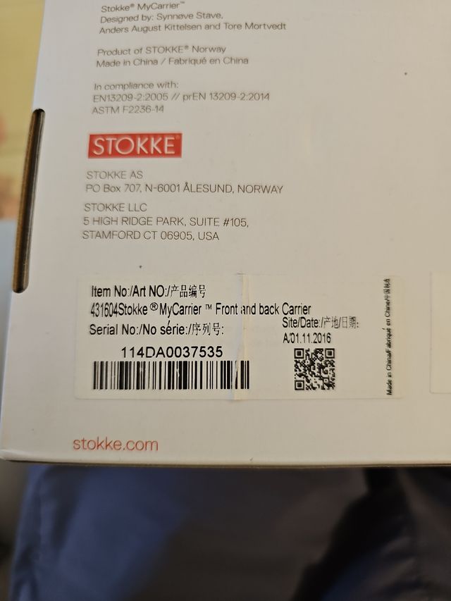 STOKKE MyCarrier Black Mesh (marsupio bambini)