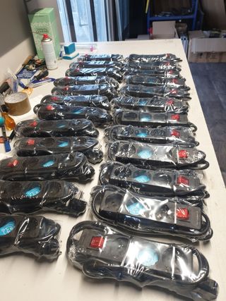 Regleta  3 enchufes con interruptor