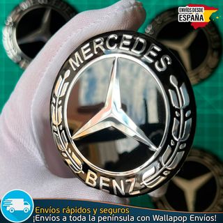 X4 Emblemas Mercedes Benz 60mm Pegatinas Tapacubos