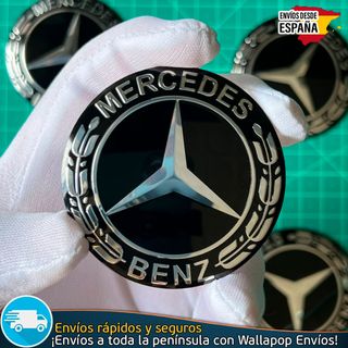 X4 Emblemas Mercedes Benz 60mm Pegatinas Tapacubos