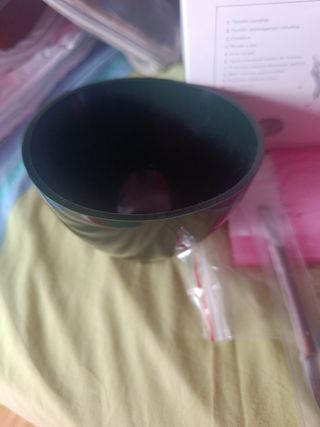 Articulador mestra ,Prótesis dental cera,taza.

