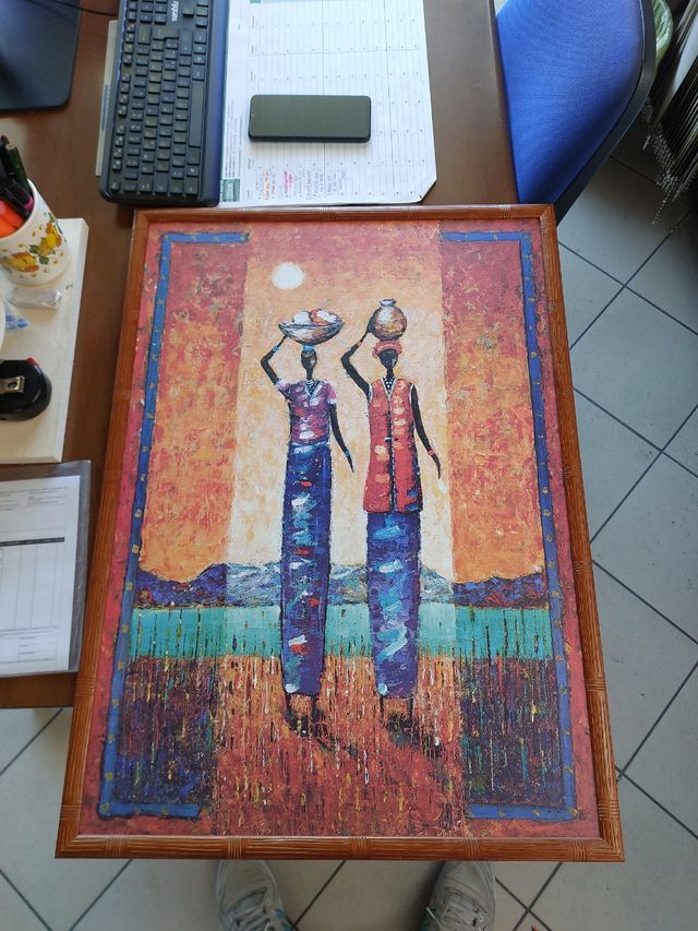 Stampa etnica incorniciata