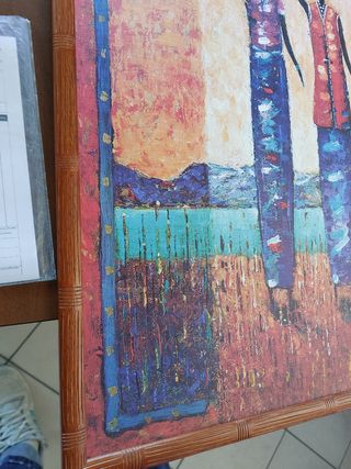 Stampa etnica incorniciata