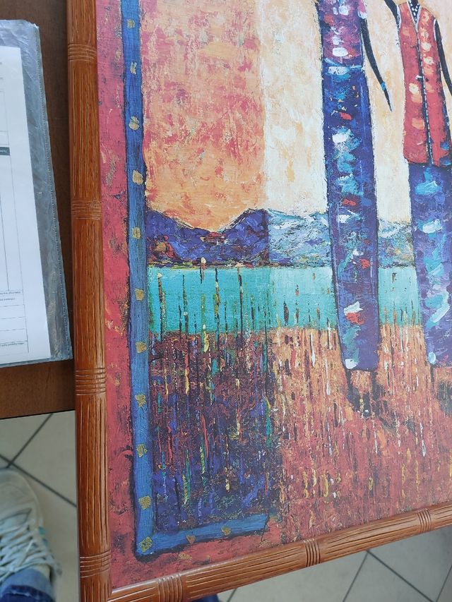 Stampa etnica incorniciata