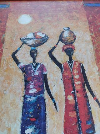 Stampa etnica incorniciata