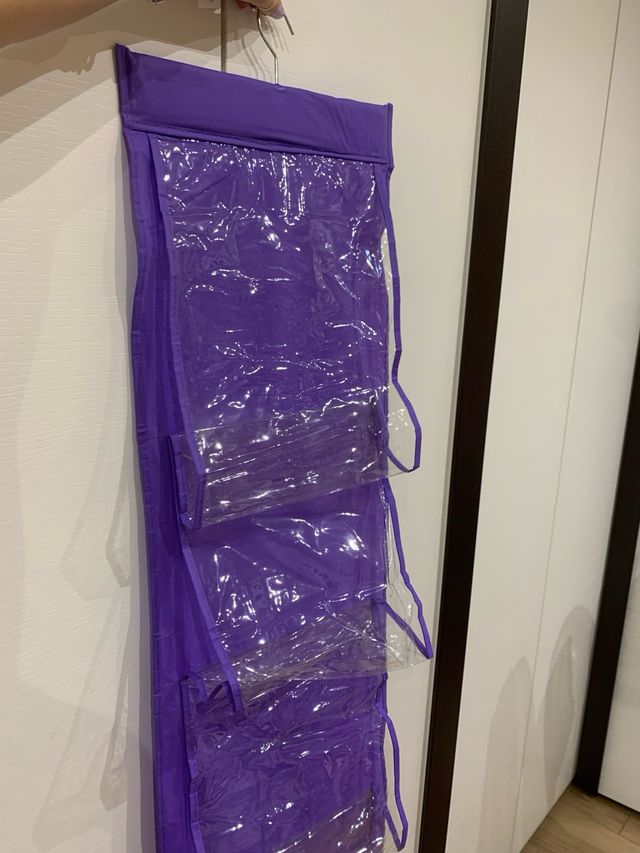 Portaborse/portascarpe con 8 scomparti