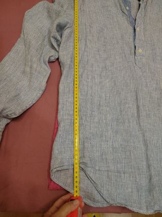 Camisa de lino T. L-M de Zara Man