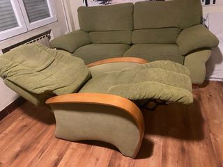 Tresillo (sofa 3 plazas + 2 butacas relax).