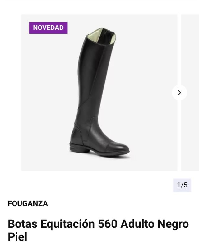 Botas equitación num 37