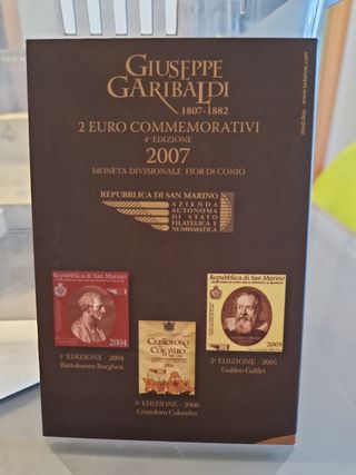 Moneta San Marino 2 euro Garibaldi